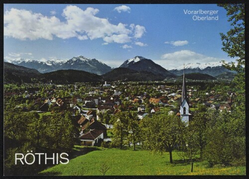 Röthis Vorarlberger Oberland : [Röthis gegen die Drei Schwestern Vorarlberg, Österreich ...]