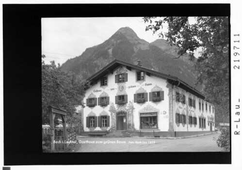 Bach im Lechtal / Gasthaus zum grünen Baum