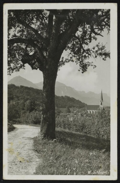 Schwarzach : [Schwarzach (Vorarlberg) mit Staufenspitze ...]