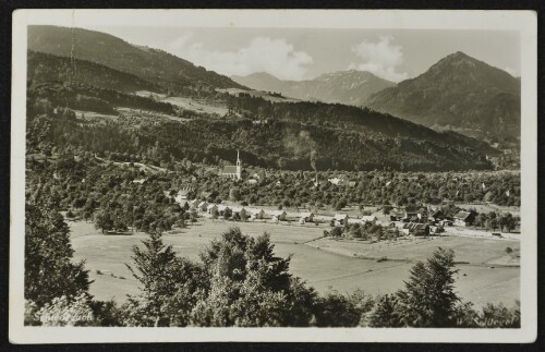 Schwarzach : [Schwarzach mit Staufenspitze u. Hoher Freschen ...]