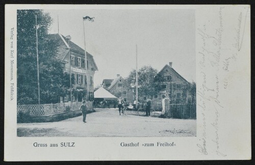 Gruss aus Sulz : Gasthof zum Freihof : [Postkarte ...]