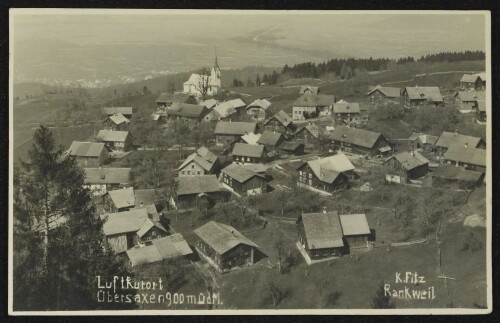 Luftkurort Übersaxen 900 m. ü. d. M.