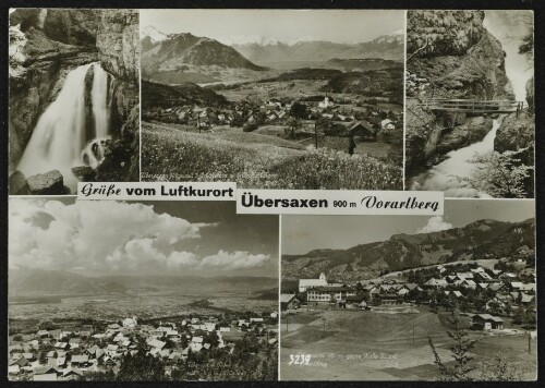 Grüße vom Luftkurort Übersaxen 900 m Vorarlberg