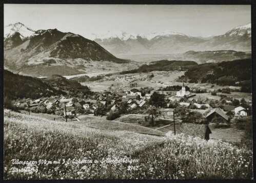 Übersaxen 900 m mit 3 Schwestern u. Schweizerbergen Vorarlberg