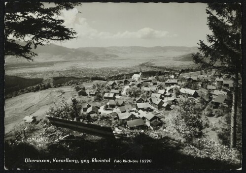 Übersaxen, Vorarlberg, geg. Rheintal