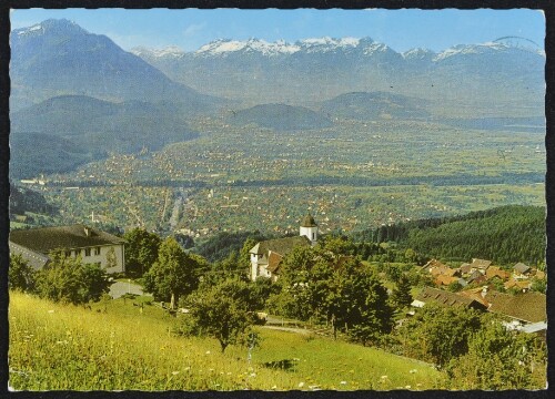 [Viktorsberg] : [Viktorsberg gegen Sulz, Rankweil, Schweizer Berge ...]