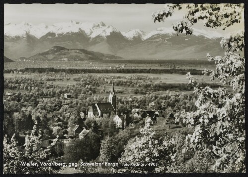 Weiler, Vorarlberg, geg. Schweizer Berge