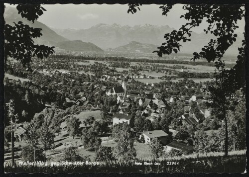 Weiler/Vlbg. geg. Schweizer Berge