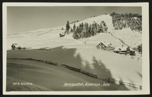 [Zwischenwasser] Berggasthof  Alpenrose  Furx