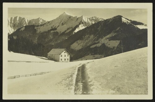 [Zwischenwasser] Alpengasthof Furx m. Hochgerach