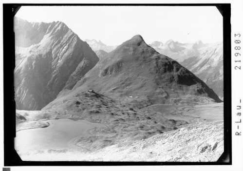 [Memminger Hütte mit Seekogel gegen Algäuer Alpen]