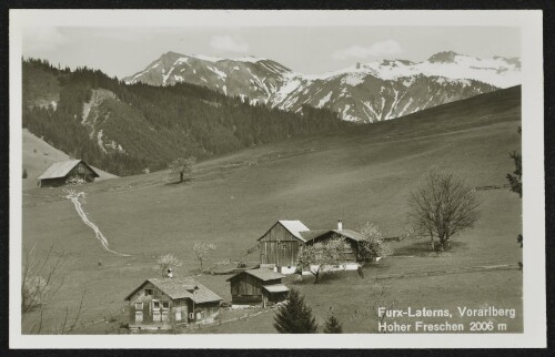 [Zwischenwasser] Furx-Laterns, Vorarlberg : Hoher Freschen 2006 m