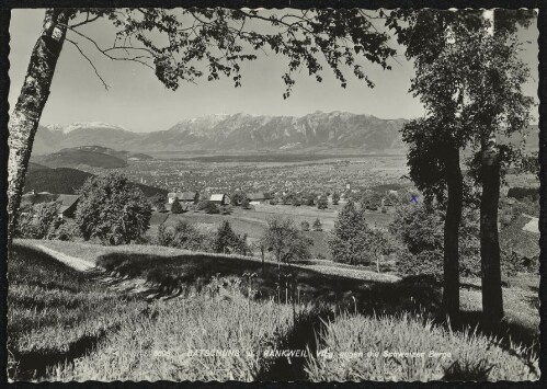 [Zwischenwasser] Batschuns u. Rankweil Vlbg. gegen die Schweizer Berge