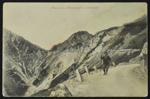[Arlberg] Flexenpass, Strassenpartie (Arlbergbahn) : [Postkarte ...]