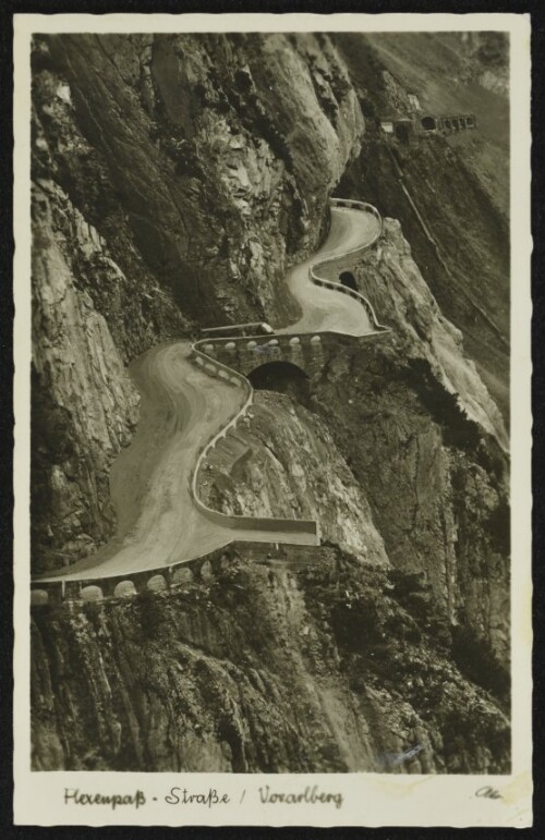 [Arlberg] Flexenpaß - Straße / Vorarlberg : [Flexenpaß Tirol / Vorarlberg zwischen Stuben-Zürs (Paßhöhe 1784 m) und Steeg ...]