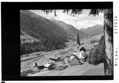 [St.Jakob bei St.Anton am Arlberg gegen Sulzkopf und Gstans Kopf]
