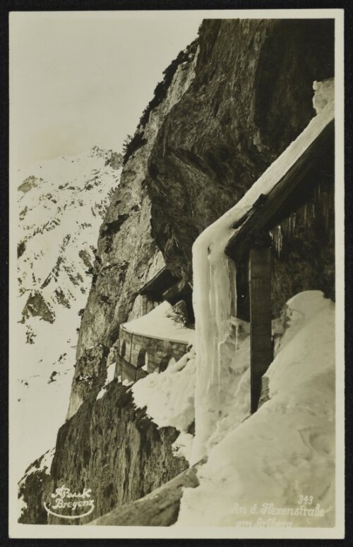 An d. Flexenstraße am Arlberg