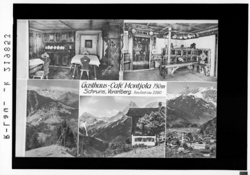 Gasthaus - Cafe Montjola Schruns / Vorarlberg