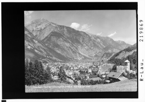 Landeck in Tirol mit Silberspitze 2463 m