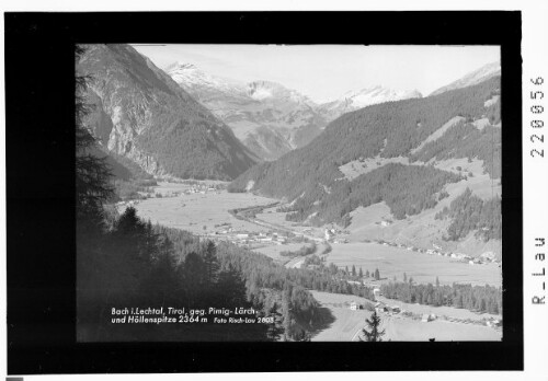 Bach im Lechtal / Tirol gegen Pimig - Lärchspitze und Höllenspitze