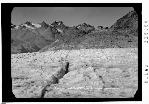 Braunschweigerhütte 2759 m gegen Kaunergrat
