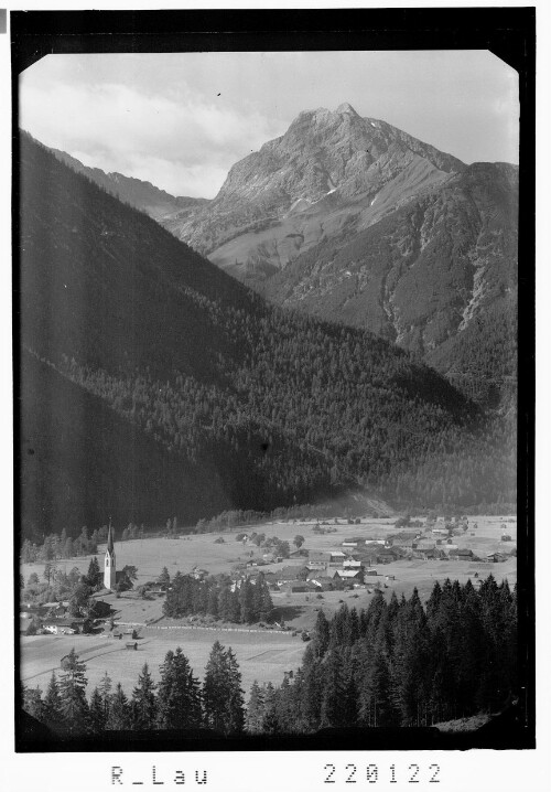 Häselgehr im Lechtal gegen Ruitelspitze