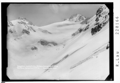 Skigebiet Jamtalhütte / Hintere Jamspitze 3169 m und Vordere Jamspitze 3175 m