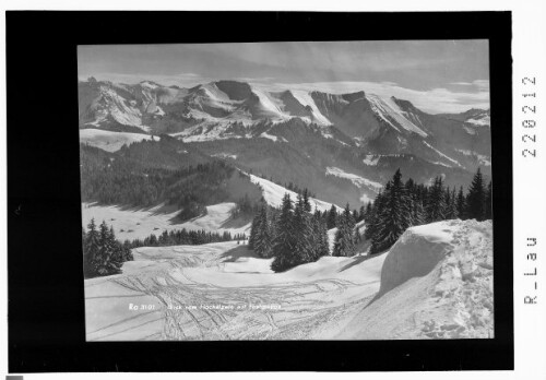 Blick vom Hochälpele auf Firstgruppe