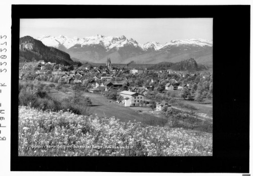 Götzis / Vorarlberg mit Schweizer Berge