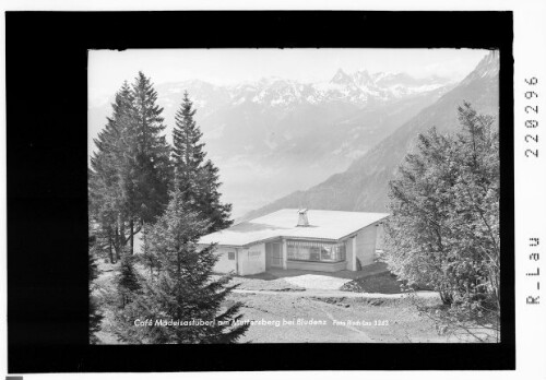 Cafe Madeisastüberl am Muttersberg bei Bludenz