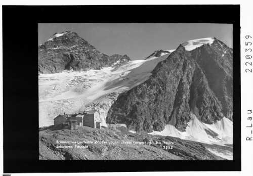 Braunschweigerhütte 2759 m gegen Linker Fernerkogel und Innere Schwarze Schneid