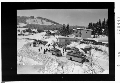 Bödele / Blick auf Lank und Parkplatz