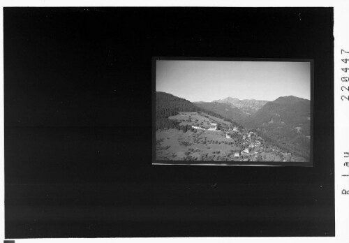 Flugaufnahme / Viktorsberg mit dem Hohen Freschen / Vorarlberg