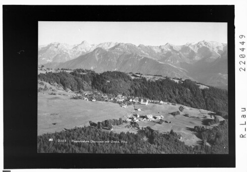 Flugaufnahme / Übersaxen mit Zimba