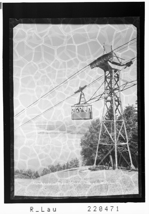 Pfänderbahn mit Blick nach Lindau