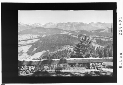 Blick vom Pfänder in den Bregenzerwald / Vorarlberg