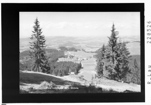 Blick vom Lank auf's Bödele