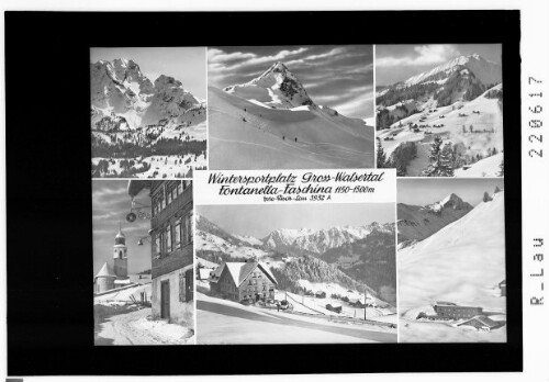 Wintersportplatz Grosswalsertal / Fontanella - Faschina