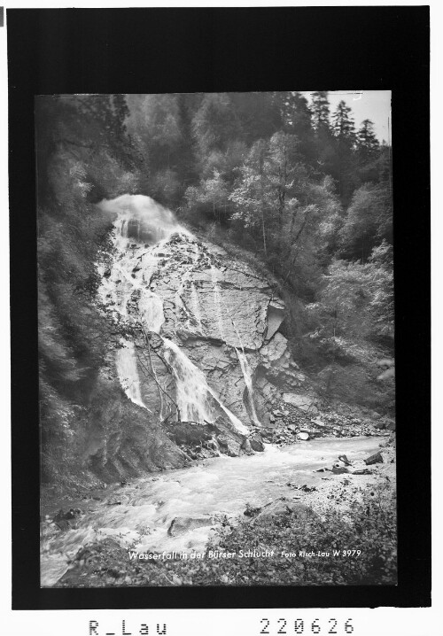 Wasserfall in der Bürser Schlucht