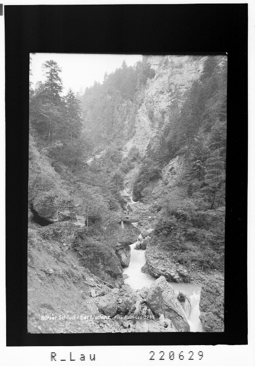 Bürser Schlucht bei Bludenz : [Bürser Schlucht bei Bürs]