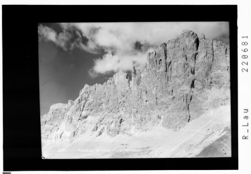 Rhätikon / Grosser Turm / Südwände : [Südwände der Drusenfluh und des Grossen Drusenturms]