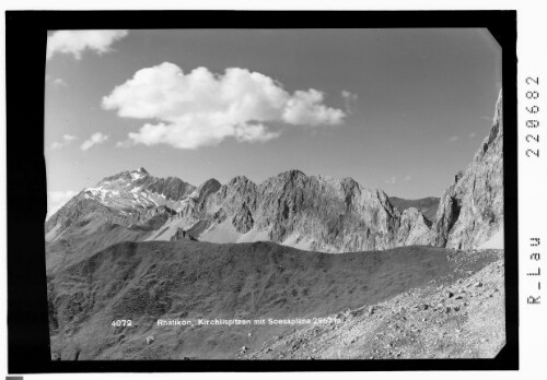 Rhätikon / Kirchlispitzen mit Scesaplana