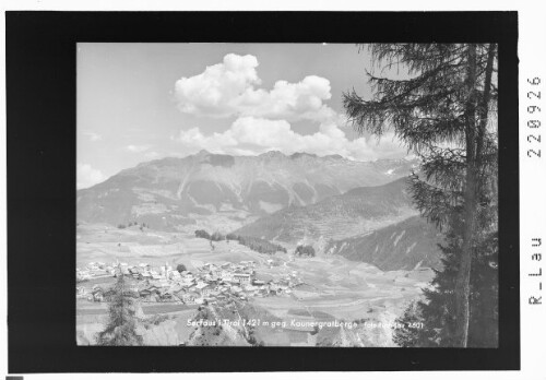 Serfaus in Tirol 1421 m gegen Kaunergrat