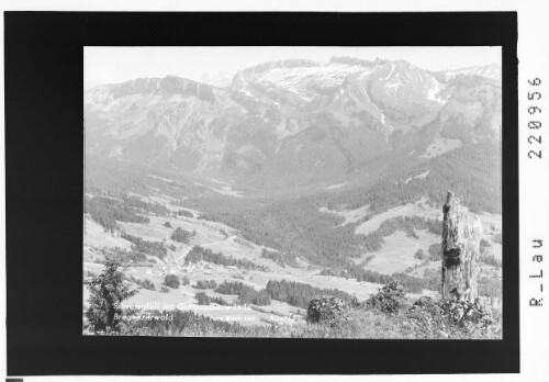 Sibratsgfäll mit Gottesackerwände / Bregenzerwald