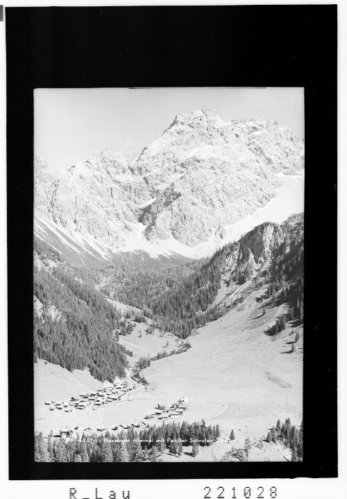 Nenzinger Himmel mit Panüler 2861 m