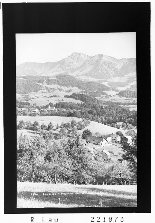 Langenegg im Bregenzerwald mit Winterstaude