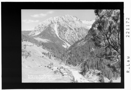 Boden gegen Muttekopfmassiv 2777 m / Gasthof Bergheimat