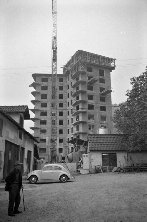 Firstfeier beim Stern-Hochhaus in Bregenz