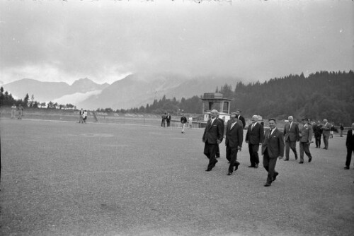 Besuch von Bundespräsident Franz Jonas in Vorarlberg, Staubecken Latschau