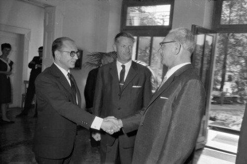 Besuch von Bundespräsident Franz Jonas in Vorarlberg, Palais Thurn und Taxis